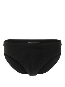 DSQUARED2 slip en coton stretch à logo imprimé - Noir