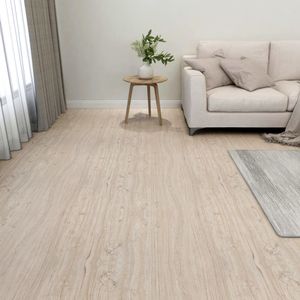 VidaXL Vloerplanken zelfklevend 55 st 5,11 m² pvc lichtbruin