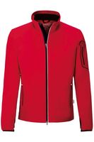 HAKRO 856 Regular Fit Softshell jas rood, Effen - thumbnail