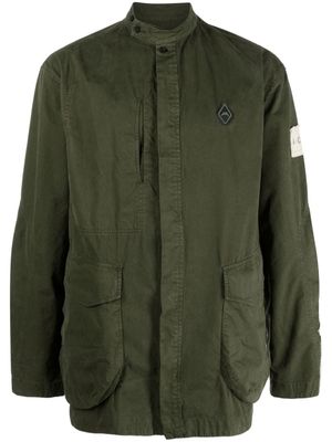 A-COLD-WALL* chemise Ando à plaque logo - Vert