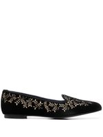 10 CORSO COMO x Castañer Hojas chaussons en velours - Noir