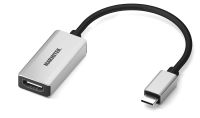 Marmitek 08369 video kabel adapter 0,15 m USB Type-C HDMI Zwart, Zilver - thumbnail