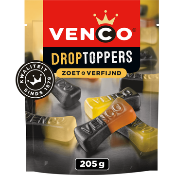 Venco DropToppers Zoet verfijnd 205g bij Jumbo