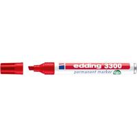 Viltstift edding 3300 schuin 1-5mm rood | 10 stuks
