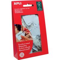 Apli draadetiketten ft 7 x 19 mm (b x h) (7004), etui van 200 stuks