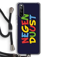 90's One: Sony Sony Xperia 10 III Transparant Hoesje met koord