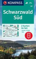 Wandelkaart 887 Schwarzwald Süd | Kompass - thumbnail