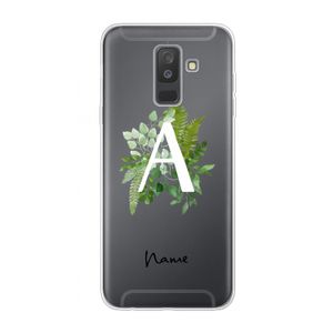 Green Brush: Samsung Galaxy A6 Plus (2018) Transparant Hoesje