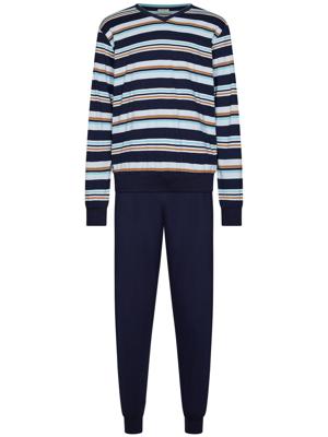Katoenen heren pyjama strepen