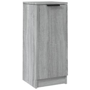 The Living Store Dressoir - Minimalistisch - Kast - 30x30x70 cm - Grijs sonoma eiken