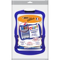 Whiteboard bic 21x31cm met 8 stiften en wisser | 24 stuks