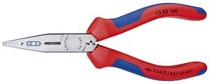 Knipex Bedradingstang zwart geatramenteerd met meer-componentengrepen 160 mm - 1302160