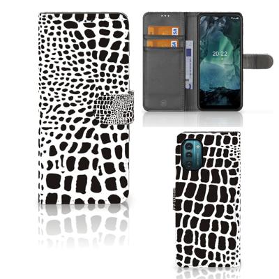 Nokia G11 | G21 | Telefoonhoesje | Met pasjeshouder | Slangenprint