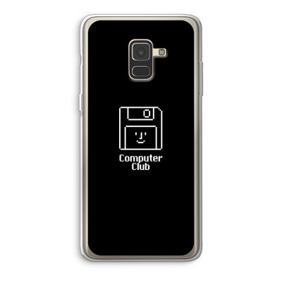 Hello: Samsung Galaxy A8 (2018) Transparant Hoesje