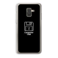 Hello: Samsung Galaxy A8 (2018) Transparant Hoesje