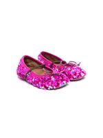 Pèpè sequin ballerina shoes - Rose - thumbnail