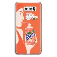 Peach please!: LG V30 Transparant Hoesje