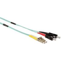 ACT 10 meter Multimode 50/125 OM3 duplex ruggedized fiber kabel met LC en SC connectoren - thumbnail