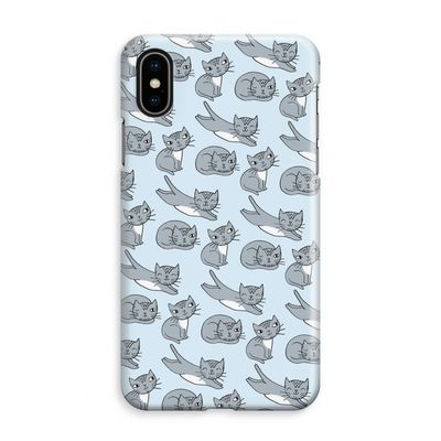 Poezen: iPhone XS Max Volledig Geprint Hoesje