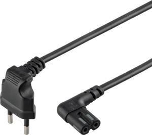 Enzo Recordersnoer zwart haaks 1,5meter 7596210