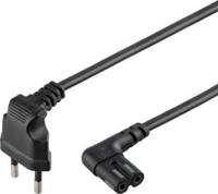 Enzo Recordersnoer zwart haaks 1,5meter 7596210 Enzo Recordersnoer zwart haaks 1,5meter 7596210