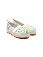 PUCCI Junior espadrilles à imprimé tourbillon - Violet