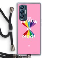 Het Leven Is Mooi: Oppo Find X3 Neo Transparant Hoesje met koord