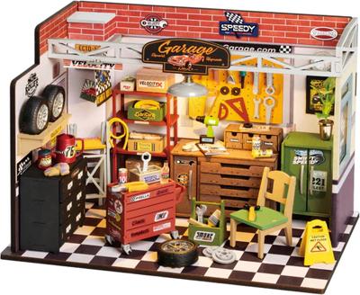 Robotime Garage Workshop DIY Miniatuur Knutselen