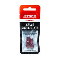 STANS Stan&apos;s tubeless valve color kit - red