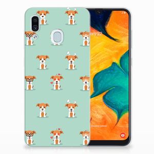 Samsung Galaxy A30 TPU Hoesje Pups