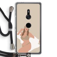 One of a kind: Sony Xperia XZ2 Transparant Hoesje met koord