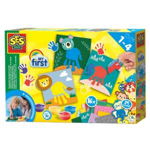 SES my first - vingerverf handafdruk dieren