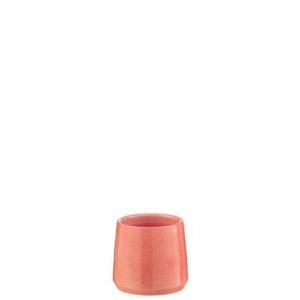 J-Line bloempot Rond - keramiek - roze - extra small - 2 stuks