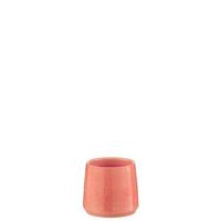 J-Line bloempot Rond - keramiek - roze - extra small - 2 stuks