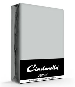 Cinderella Jersey Hoeslaken Light Grey-80/90 x 200 cm