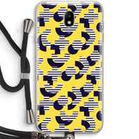 8-bit N°3: Samsung Galaxy J7 (2017) Transparant Hoesje met koord