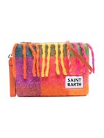 MC2 Saint Barth Kids sac porté épaule à carreaux - Orange