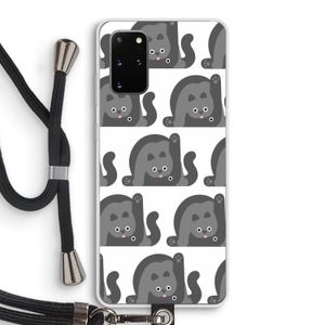 Cats: Samsung Galaxy S20 Plus Transparant Hoesje met koord