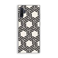 Geometrisch patroon: Samsung Galaxy Note 10 Plus Transparant Hoesje