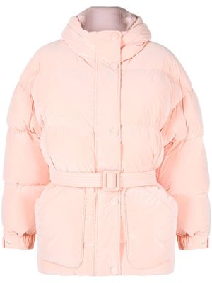 Ienki Ienki doudoune à taille ceinturée - Rose