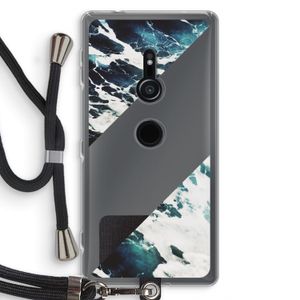 Golven: Sony Xperia XZ2 Transparant Hoesje met koord