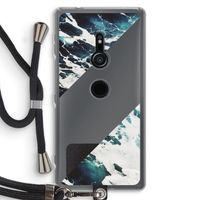 Golven: Sony Xperia XZ2 Transparant Hoesje met koord