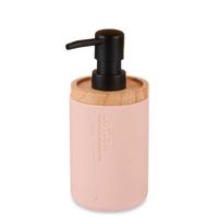 Luxe zeeppompje/dispenser Lotions - mat roze - polyresin - 18 x 8 cm - 300 ml - thumbnail