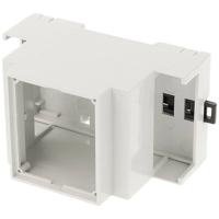 Hammond Electronics 1597DIN3MH53 DIN-rail-behuizing Open 90 x 58 x 53 PPO Lichtgrijs 1 stuk(s) - thumbnail