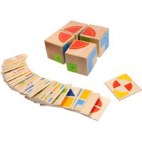 houten patronenspel kubus