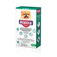 Ataxxa 200 mg/40 mg spot-on hond (tot 4 kg) 3 x 3 pipetten