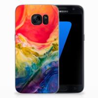 Smartphone hoesje Samsung Galaxy S7 Watercolor Dark