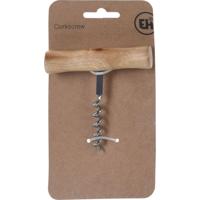 Excellent Houseware kurkentrekker met houten handvat Excellent Houseware kurkentrekker met houten handvat