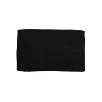 MSV Badkamerkleedje/badmat voor op de vloer - zwart - 45 x 70 cm - Badmatjes - thumbnail