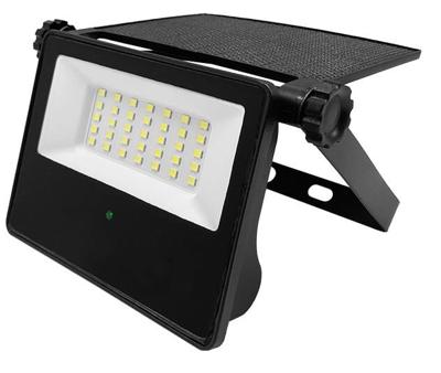 LED Solar Bouwlamp 10W 6000K IP65 zwart - 5017360